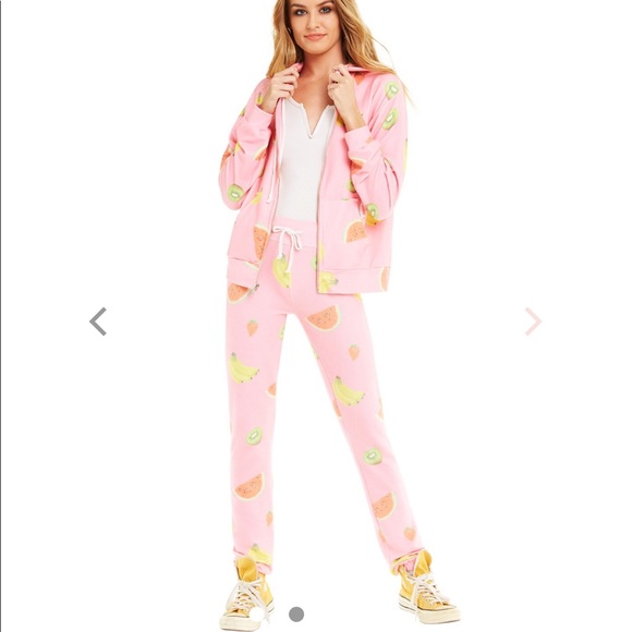 NWT WILDFOX Tutti Fruity Venice Zip Hoodie - Picture 4 of 8